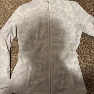 Lululemon Athletica Light Gray Camo Utility Jacket